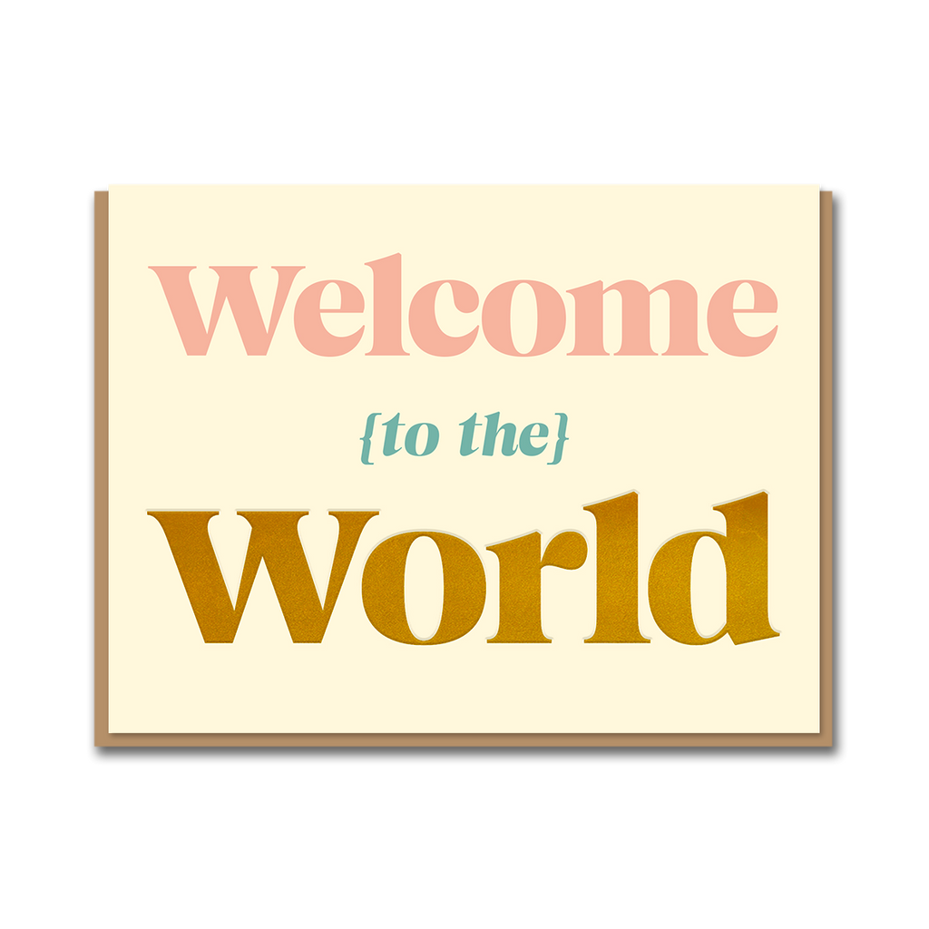 SERIF: WELCOME TO THE WORLD