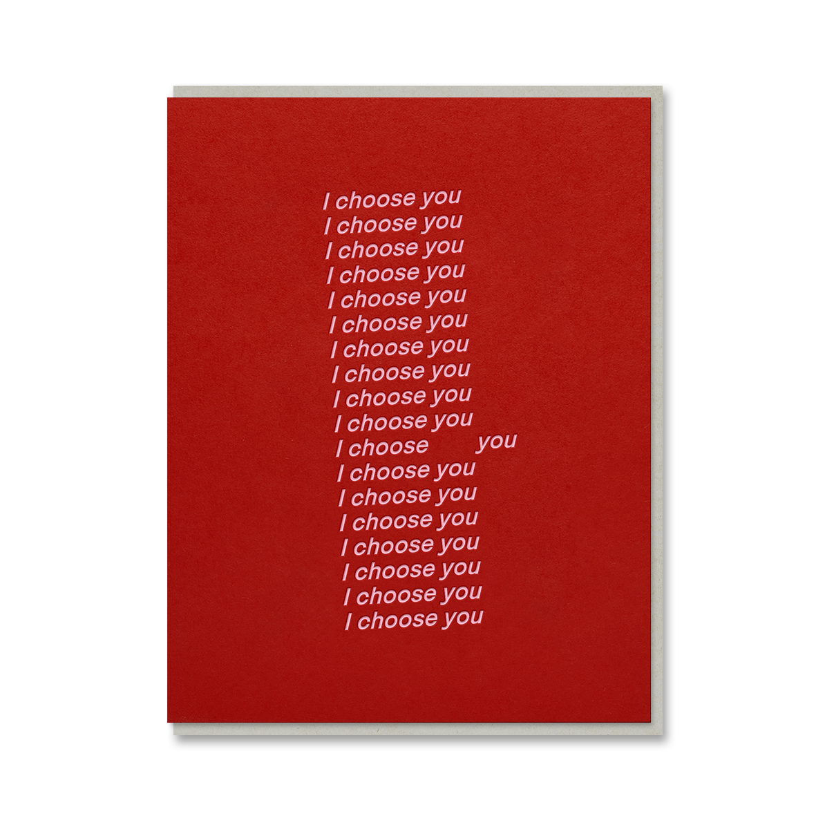 I CHOOSE YOU