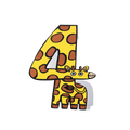 GIRAFFE 4th BIRTHDAY