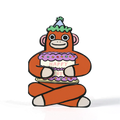 MONKEY WITH MINI CARD