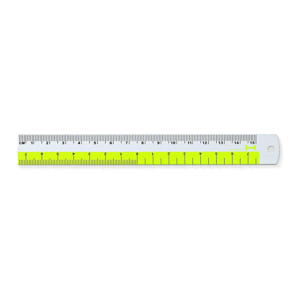 HIGHTIDE ALUMINIUM RULER: YELLOW
