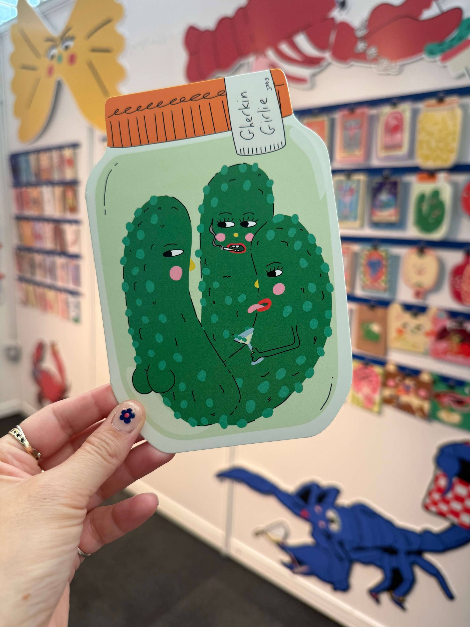 GHERKIN GIRLIE DIE-CUT