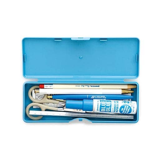 HIGHTIDE PENCO PEN CASE STORAGE CONTAINER: LIGHT BLUE