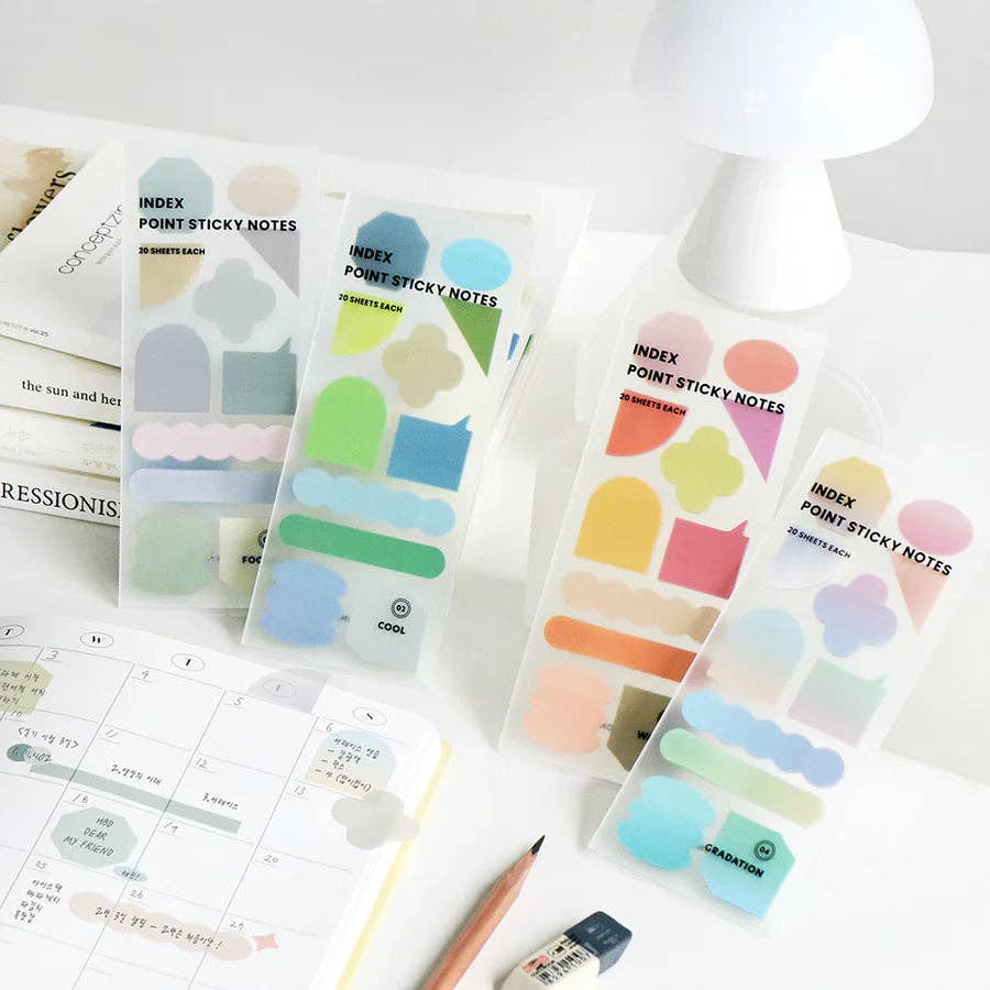 ICONIC INDEX POINT STICKY NOTES: COOL