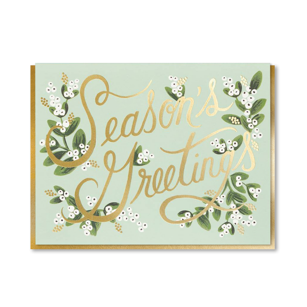MISTLETOE SEASON'S GREETINGS