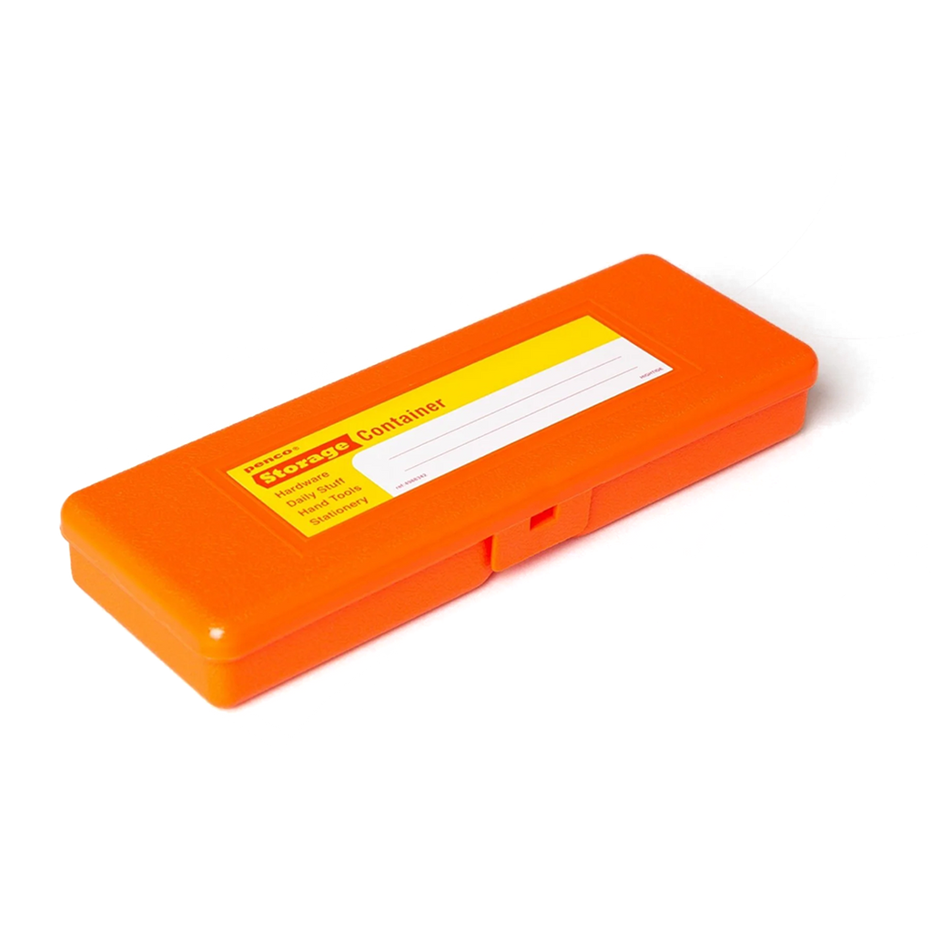 HIGHTIDE PENCO PEN CASE STORAGE CONTAINER: ORANGE
