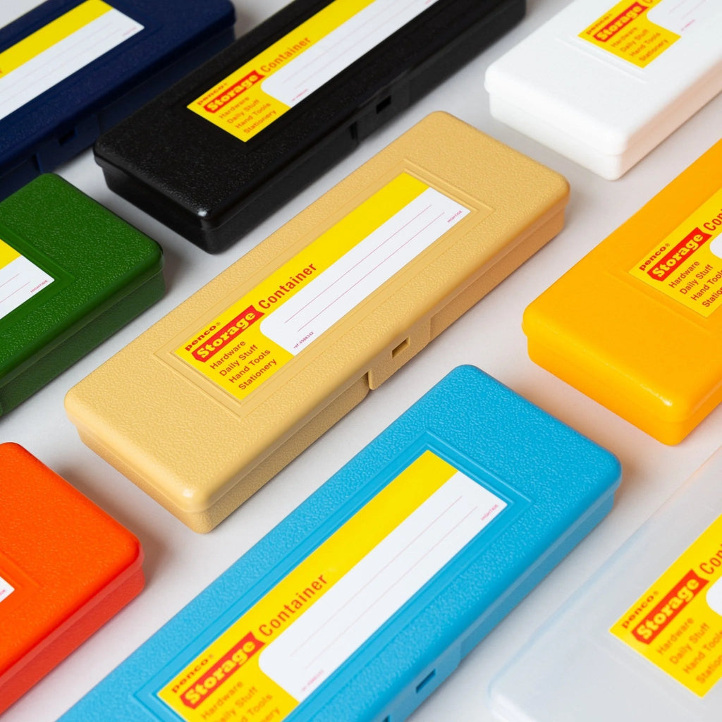 HIGHTIDE PENCO PEN CASE STORAGE CONTAINER: GREEN