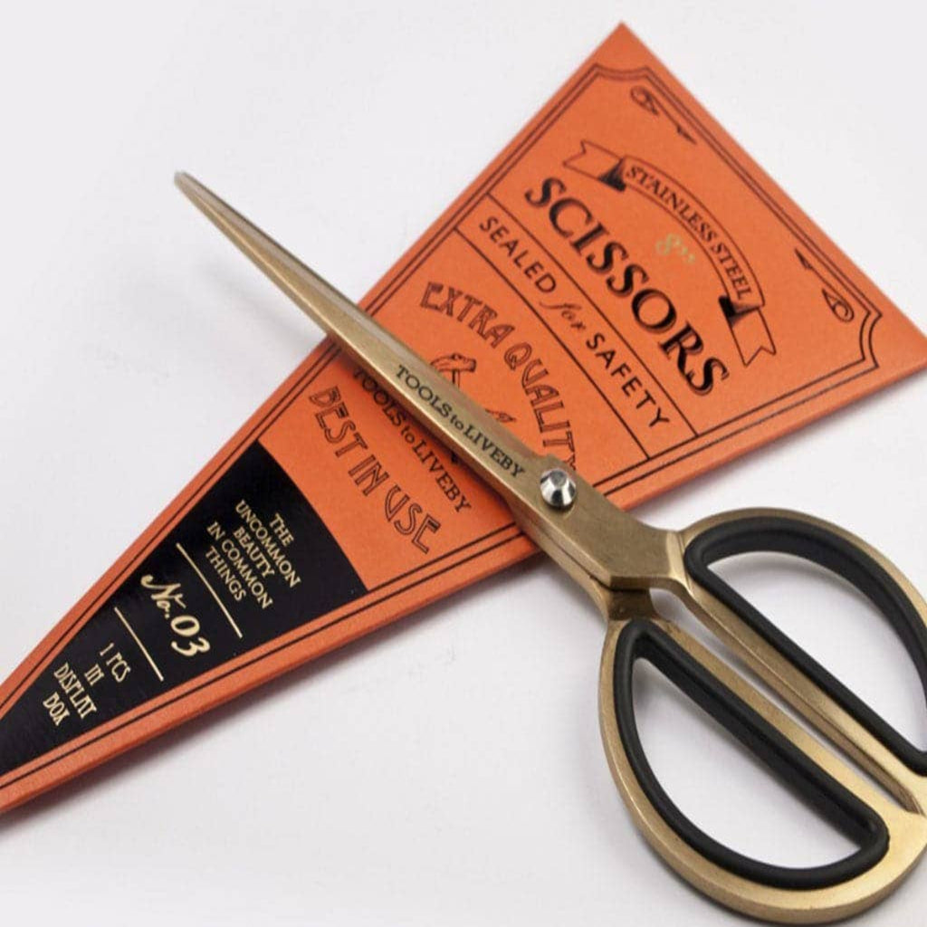 TOOLS TO LIVEBY SCISSORS: GOLD